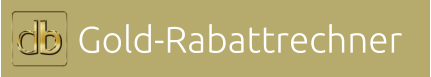 Gold-Rabattrechner